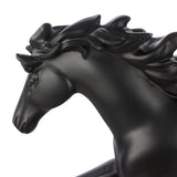 Black Stallion Horse Sculpture