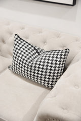 Black and White Montgomery Lumbar Cushion