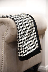 Black and White Montgomery Throw