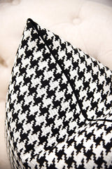 Black and White Montgomery Cushion