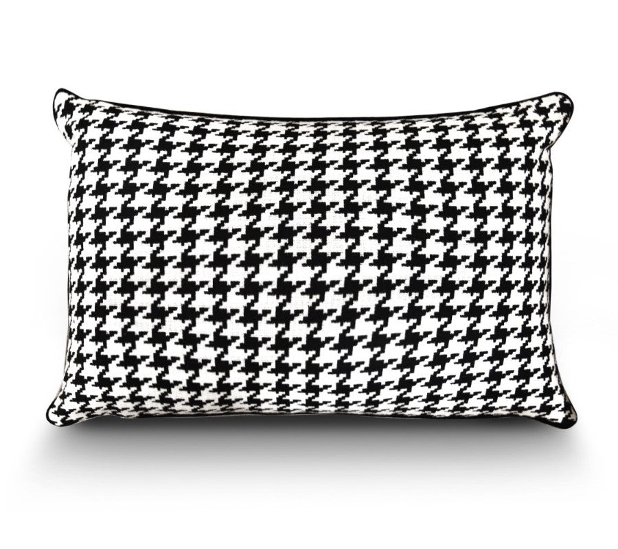 Black and White Montgomery Lumbar Cushion