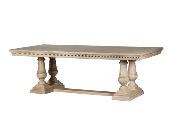 Huntington Dining Table in Mud Grey 240cm