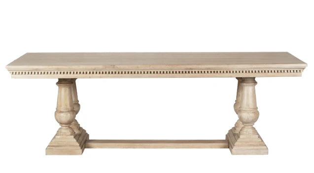 Huntington Dining Table in Mud Grey 240cm