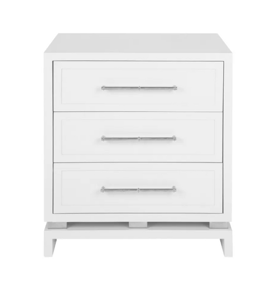 Mason Bedside Table in White