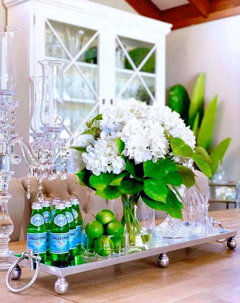 Extra Large Rustic Mirrored Tray - Silver, Gold Or Black