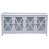 South Hampton Four Door Buffet In White