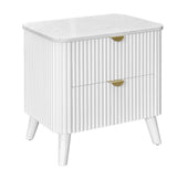 Monaco Bedside Table in White