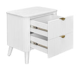 Monaco Bedside Table in White