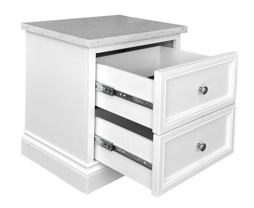 Hamilton Marble Top Bedside