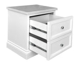 Hamilton Marble Top Bedside