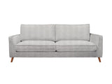 Ex-Display Alexander Three Seater Sofa In Stone Grey