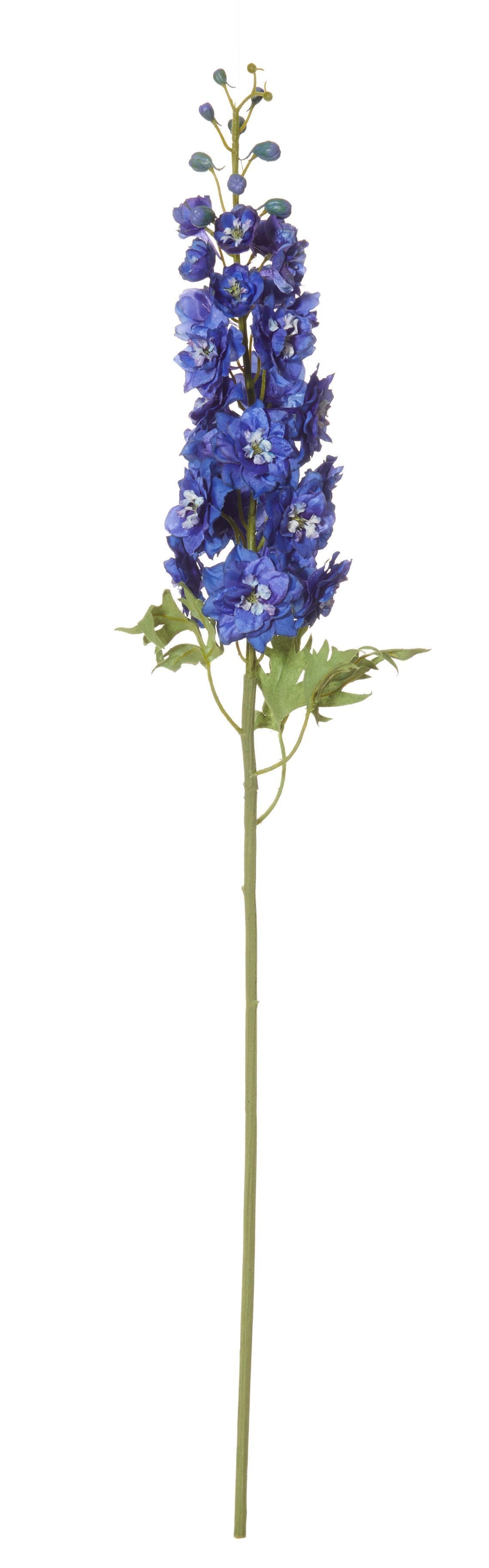 Set of Four Delphinium Stems In Dark Blue