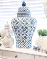 Magnificent Blue & White Extra Large Ginger Jar - PICKUP ONLY PERTH SHOWROOM