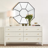 Ex-Display Classic Black Octagonal Mirror