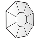 Ex-Display Classic Black Octagonal Mirror