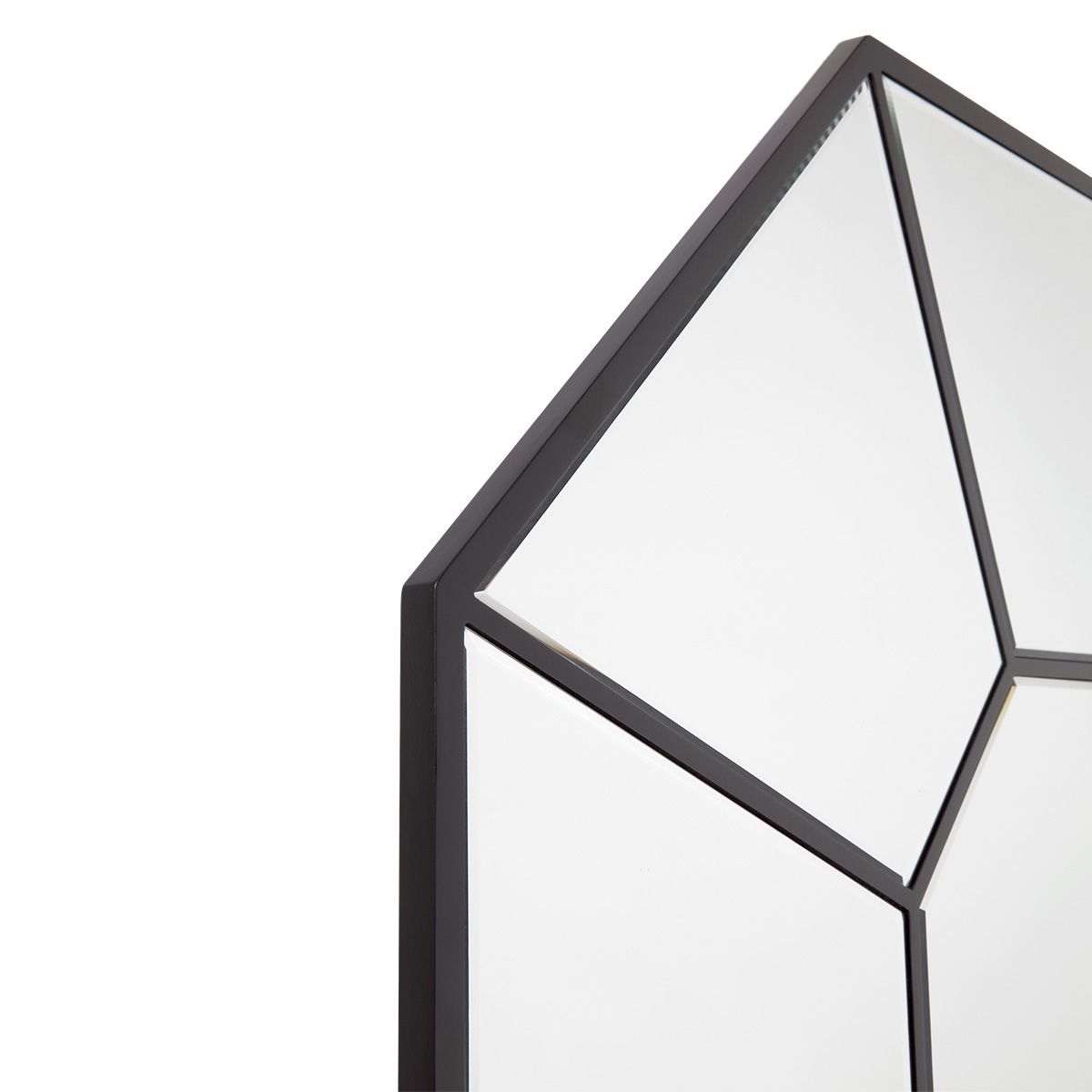 Ex-Display Classic Black Octagonal Mirror
