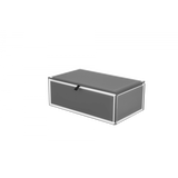 Grey Glass Jewellery Box