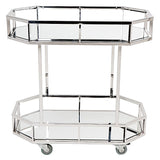 Ex-Display Manhattan Mirrored Bar Cart