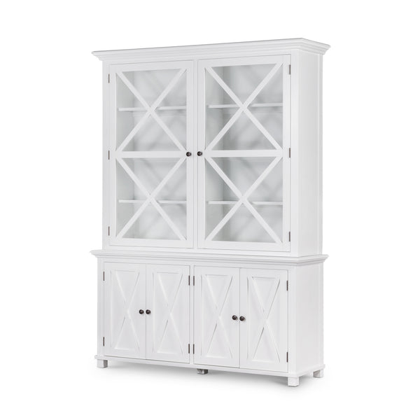 Newport Display Cabinet In White - PREORDER