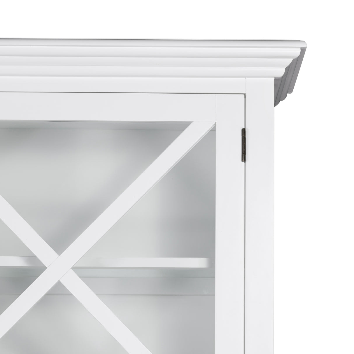 Ex-Display Newport Display Cabinet In White