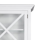 Ex-Display Newport Display Cabinet In White