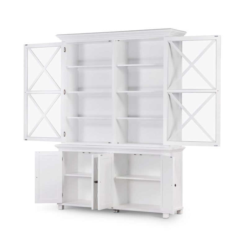 Ex-Display Newport Display Cabinet In White