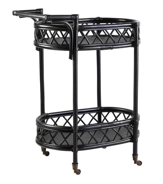 Palm Beach Rattan Bar Caddy - Three Colours Available