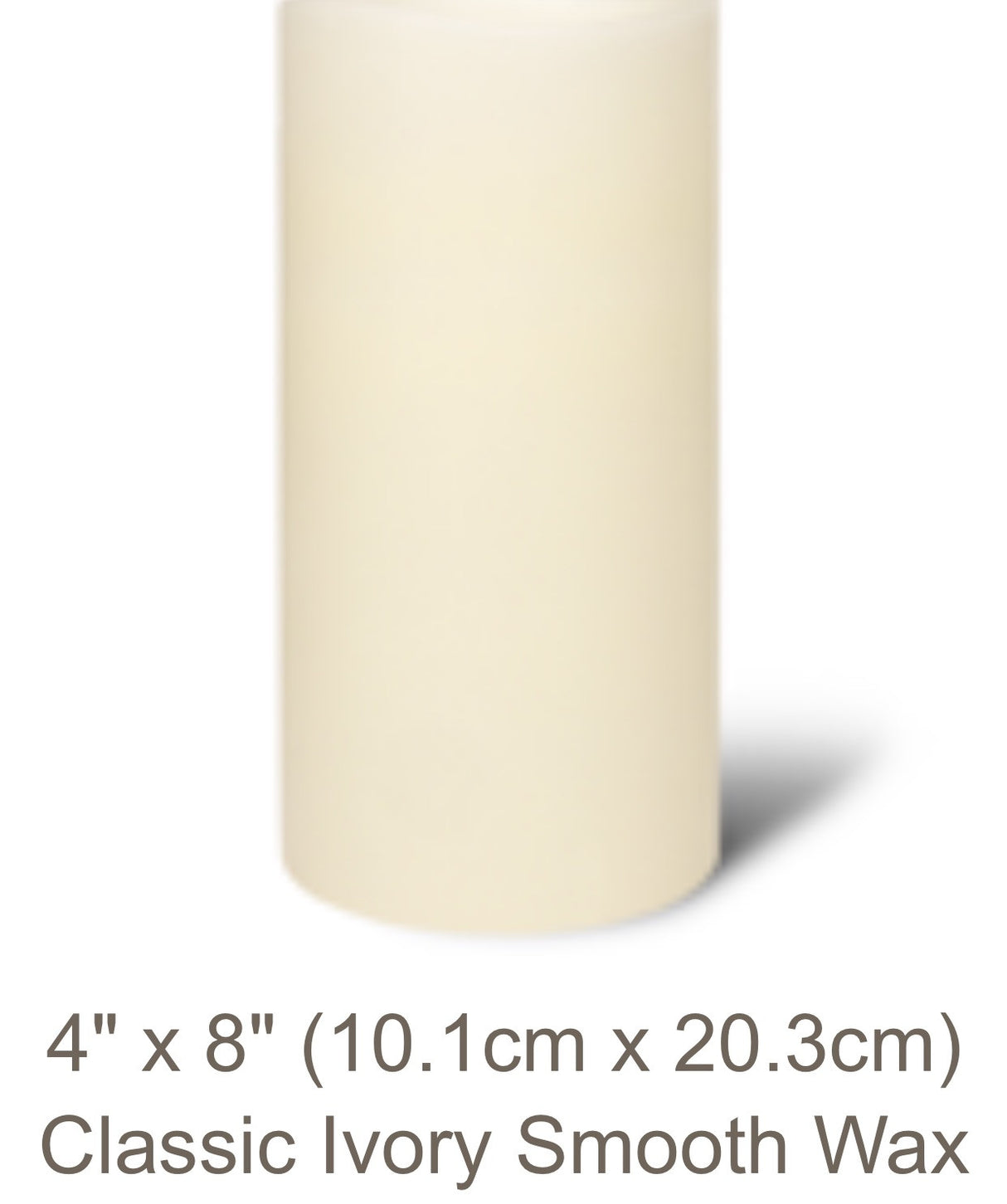 Set Of Two Extra Large Ivory Flameless Candles
