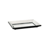 Small Lush Silver Deep Mirror Rectangular Tray
