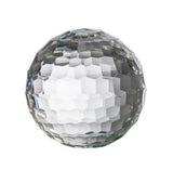 Set of Three Honeycomb Glass Cut Spheres