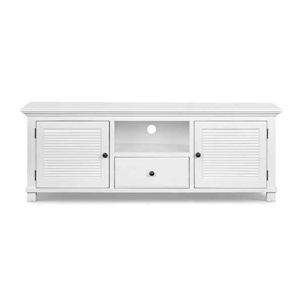 Long Island TV Entertainment Unit In White 170cm