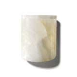 Ex-Display Box Luxury White Onyx Candle Holder With 1 x Rosa 1928 Candle Refill
