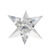 Crystal Cut Glass Star Ornament