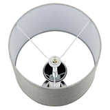 Manhattan Lamp with Grey Linen Shade
