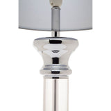 Manhattan Lamp with Grey Linen Shade