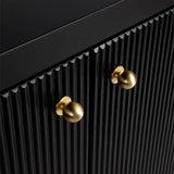 Henderson Four Door Buffet in Black