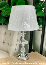 Luxurious Crystal Lamp with Shade In Small