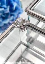 Silver Glass Bee Boxes - Three Sizes Available