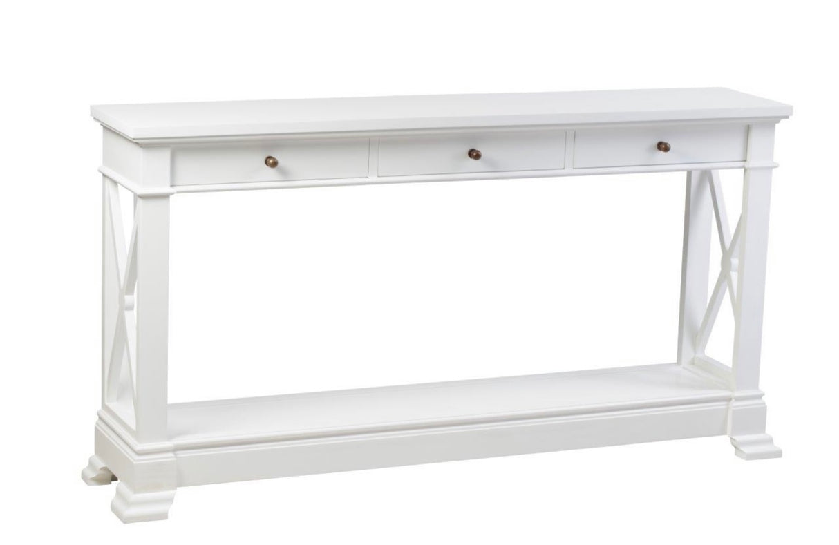 Bayview Three Drawer Console Hall Table (Three colours available)