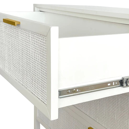 Winslow Three Drawer Dresser in White