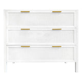 Winslow Three Drawer Dresser in White