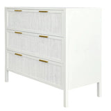 Winslow Three Drawer Dresser in White