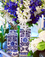 Set of Five Hydrangea Wild Spray In White