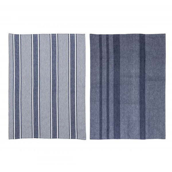 Blue and White Tea Towels - Set Of Two - SAVE 30% OFF!