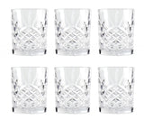 Set Of 6 Crystal Cut Tumbler Glasses