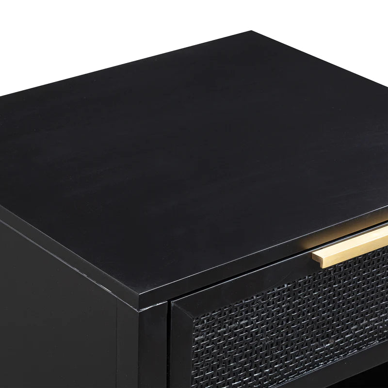 Winslow Bedside Table in Black