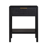 Winslow Bedside Table in Black