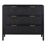 Winslow Three Drawer Dresser in Black